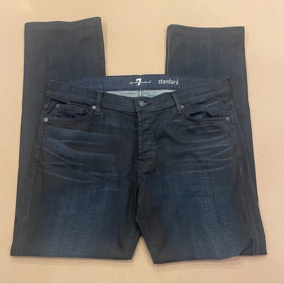 7 For All Mankind Men’s Standard Dark Wash Jeans Size 38
*See Description/Inseam - Picture 4 of 13